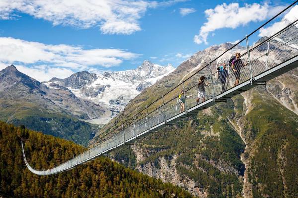 494 Meter Nervenkitzel: Die Hängebrücke Charles Kuonen ist die längste Europas