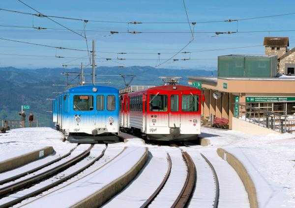Schienen-Duell am Vierwaldstättersee: Warum zwei Bahnen auf die Rigi fahren